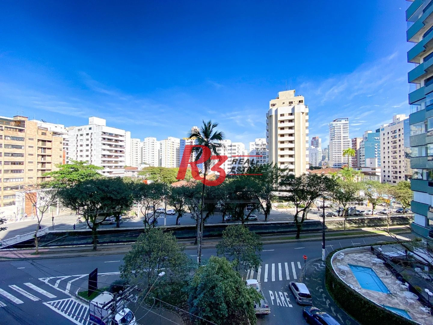 Apartamento com 3 dormitórios para alugar, 200 m² por R$ 6.968,36/mês - Embaré - Santos/SP