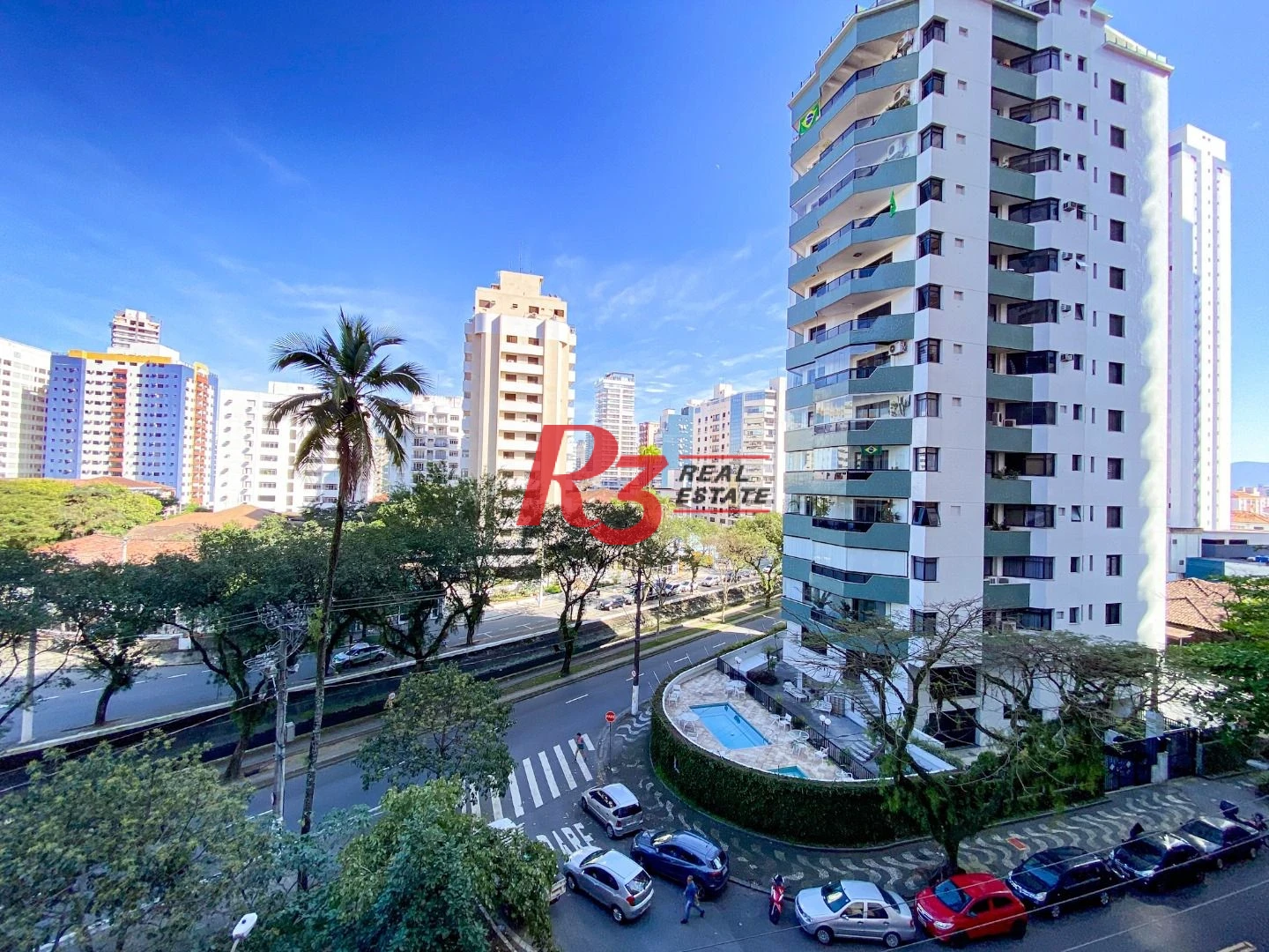 Apartamento com 3 dormitórios para alugar, 200 m² por R$ 6.968,36/mês - Embaré - Santos/SP