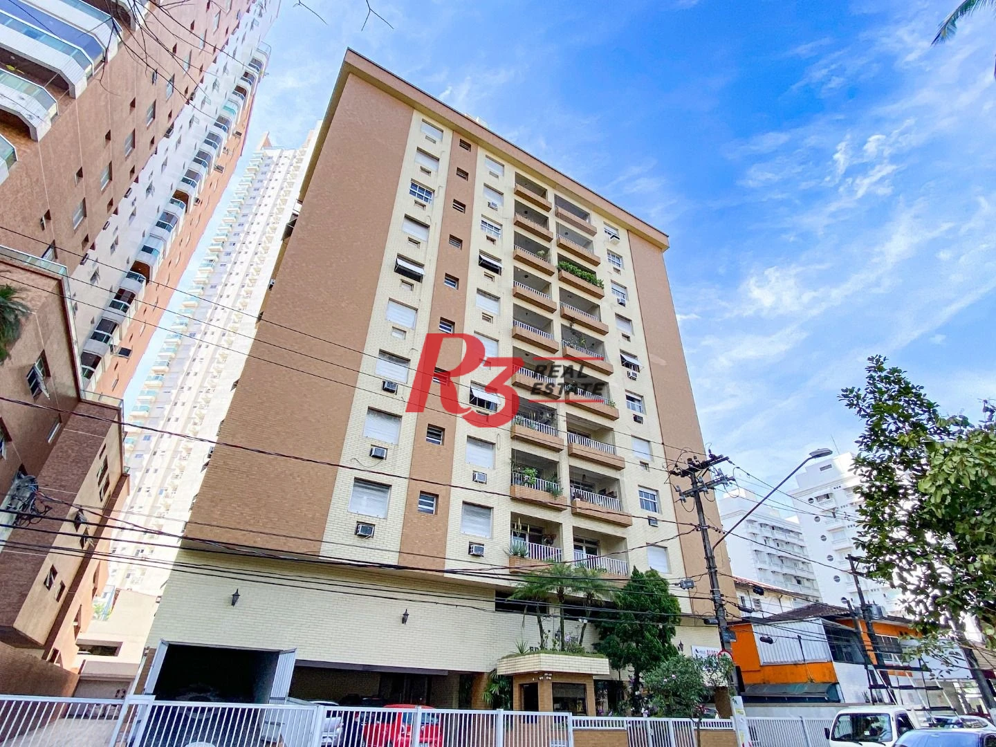 Apartamento com 3 dormitórios para alugar, 200 m² por R$ 6.968,36/mês - Embaré - Santos/SP