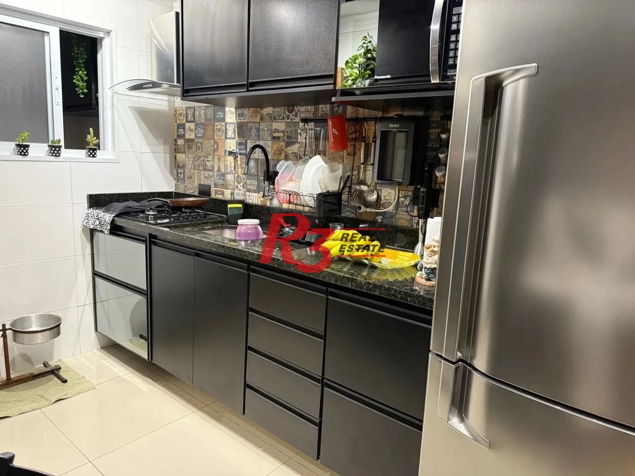 Apartamento com 2 dormitórios à venda, 77 m² por R$ 420.000,00 - Vila Matias - Santos/SP