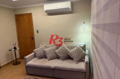 Apartamento com 2 dormitórios à venda, 77 m² por R$ 420.000,00 - Vila Matias - Santos/SP