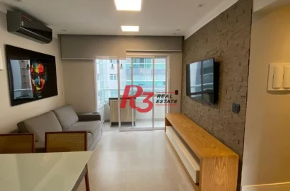 Apartamento à venda, 70 m² por R$ 730.000,00 - José Menino - Santos/SP