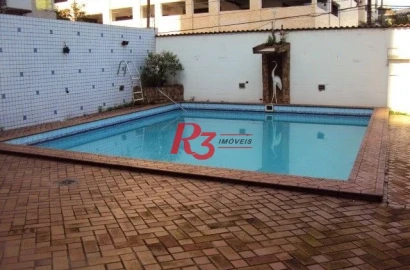 Casa com 4 dormitórios para alugar, 433 m² por R$ 21.000,00/mês - Ponta da Praia - Santos/SP
