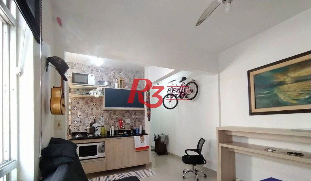Apartamento com 1 dormitório à venda, 48 m² por R$ 230.000,00 - Centro - São Vicente/SP