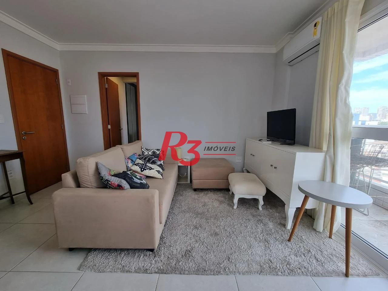 Apartamento com 1 dormitório para alugar, 52 m² por R$ 3.800,00/mês - Boqueirão - Santos/SP