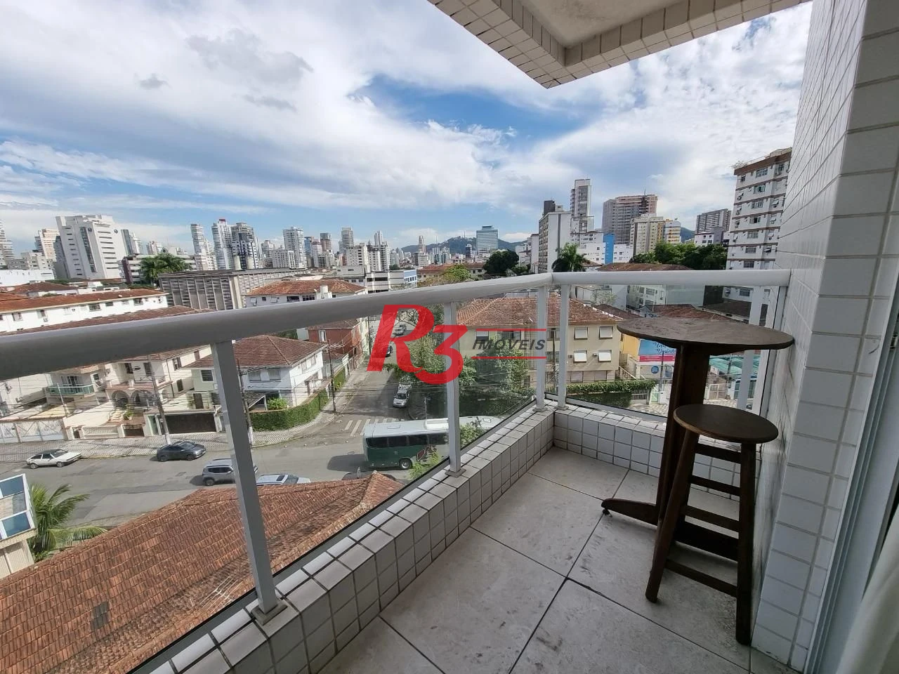 Apartamento com 1 dormitório para alugar, 52 m² por R$ 3.800,00/mês - Boqueirão - Santos/SP