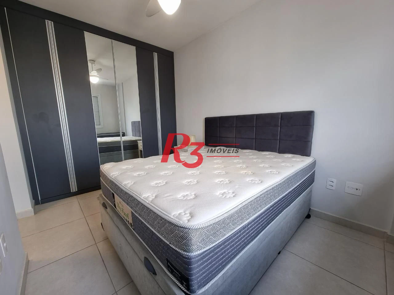 Apartamento com 1 dormitório para alugar, 52 m² por R$ 3.800,00/mês - Boqueirão - Santos/SP