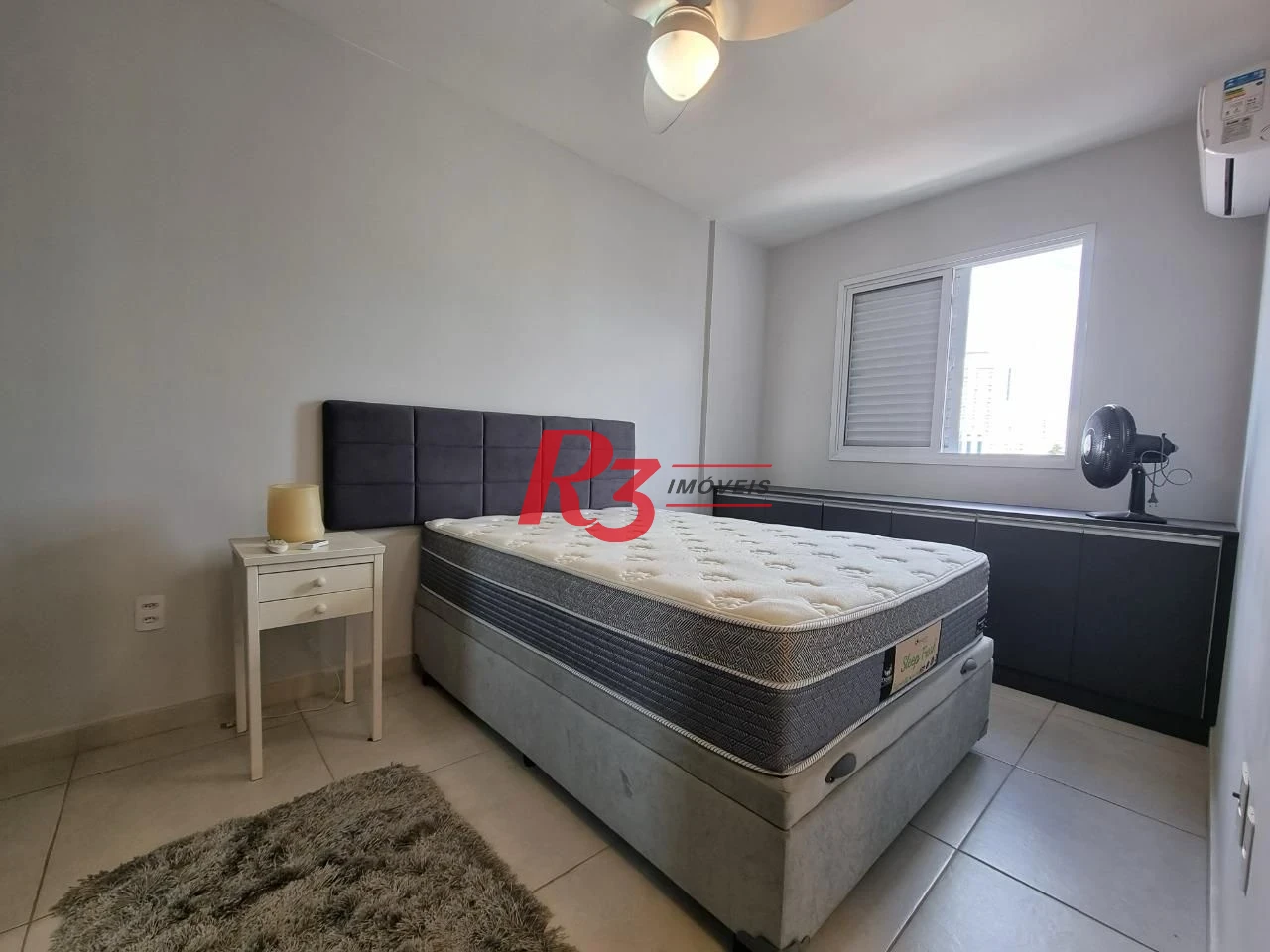 Apartamento com 1 dormitório para alugar, 52 m² por R$ 3.800,00/mês - Boqueirão - Santos/SP