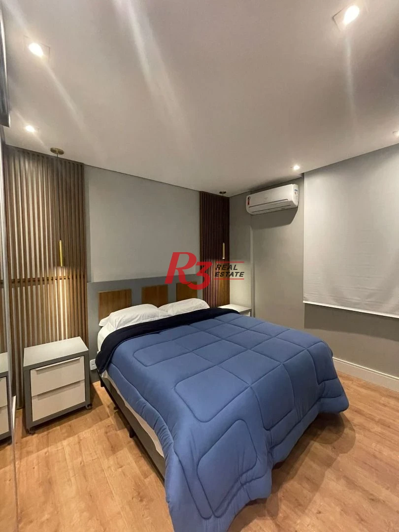 Flat para alugar, 42 m² por R$ 6.500,00/mês - Gonzaga - Santos/SP