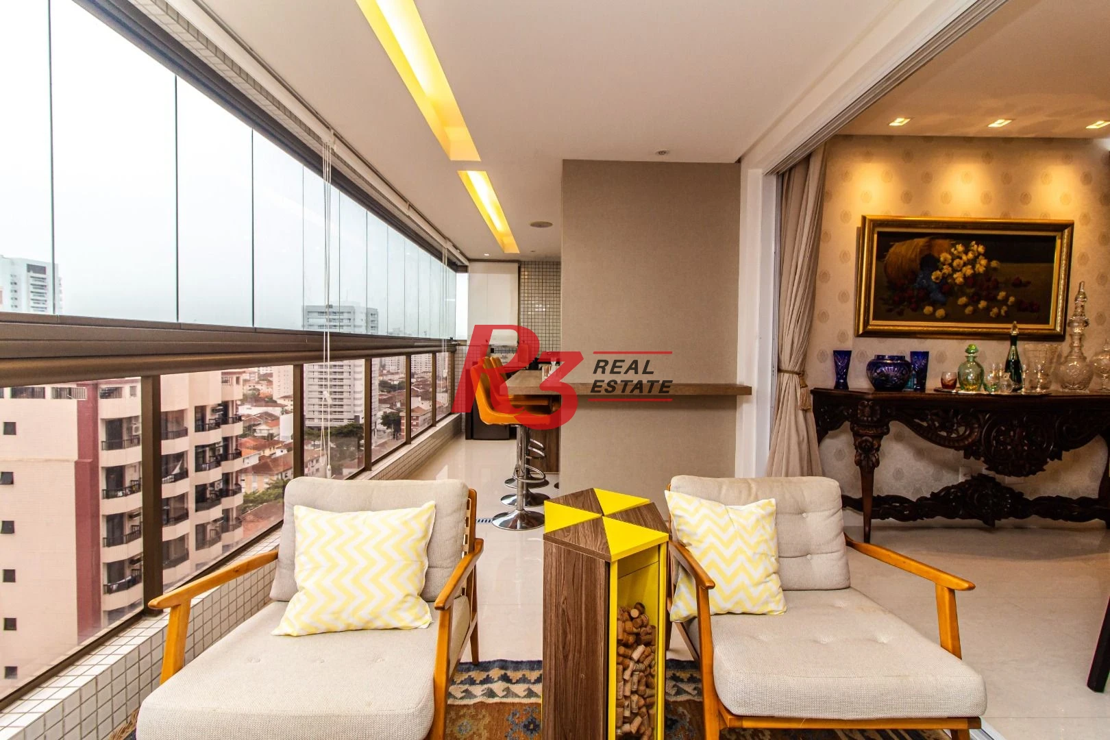 Apartamento com 3 dormitórios à venda, 171 m² - Embaré - Santos/SP