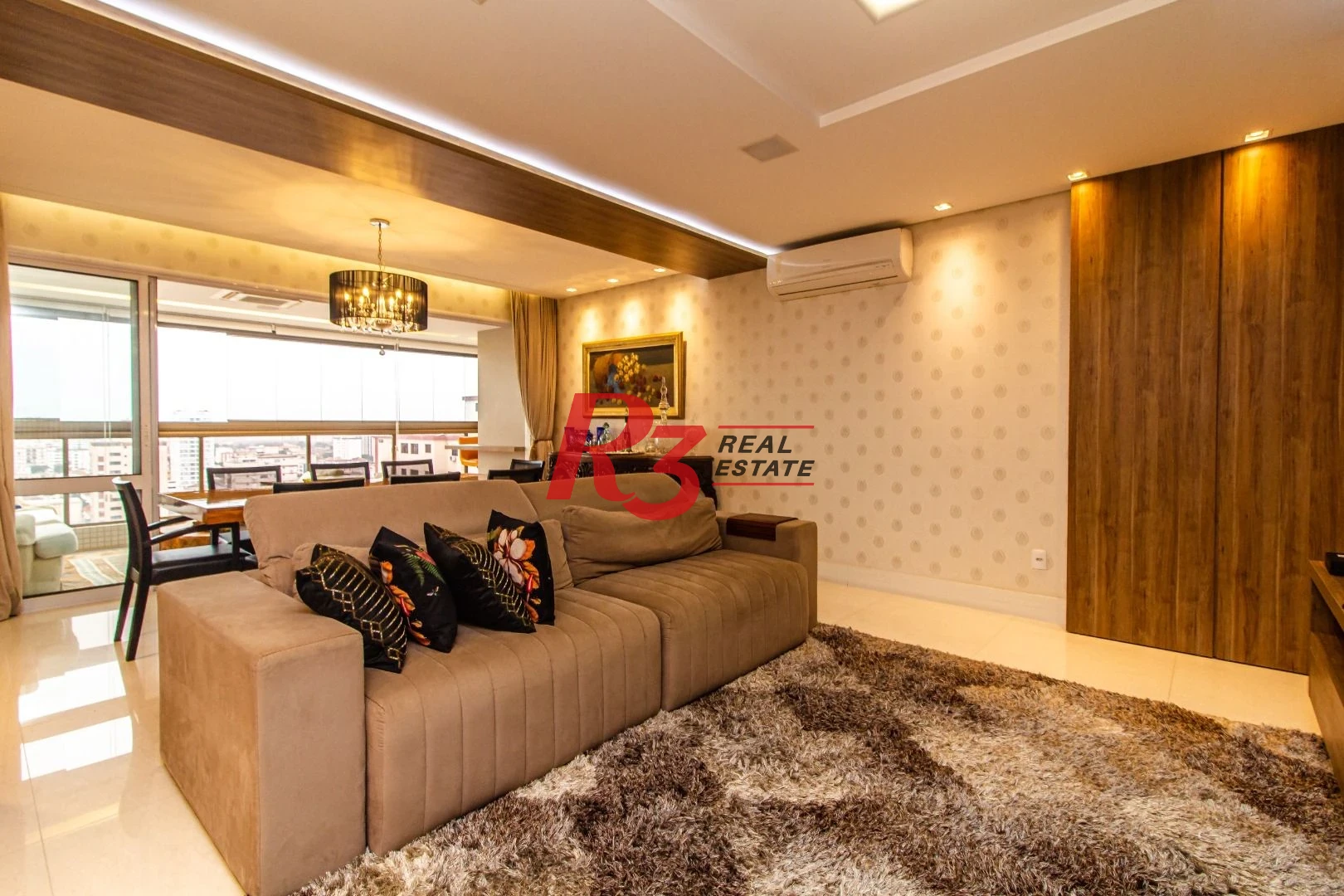 Apartamento com 3 dormitórios à venda, 171 m² - Embaré - Santos/SP