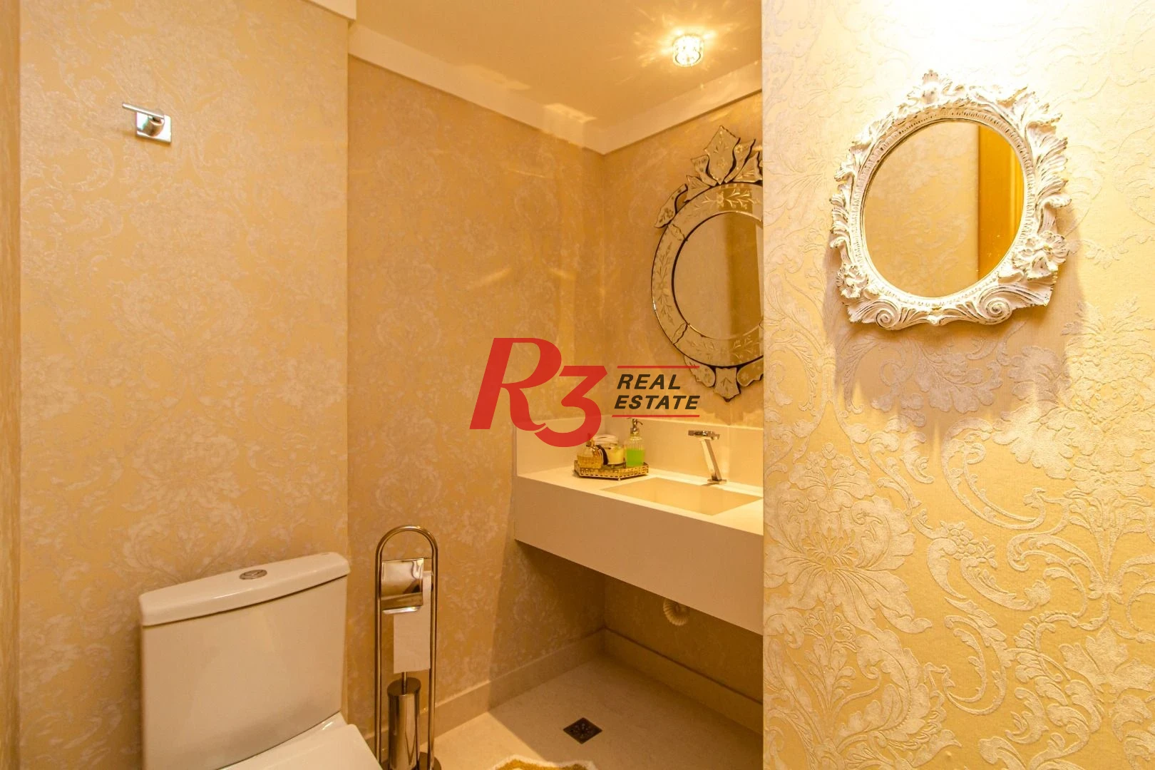Apartamento com 3 dormitórios à venda, 171 m² - Embaré - Santos/SP