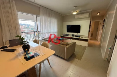 Apartamento Garden com 3 dormitórios à venda, 180 m² por R$ 1.090.000,00 - Gonzaga - Santos/SP