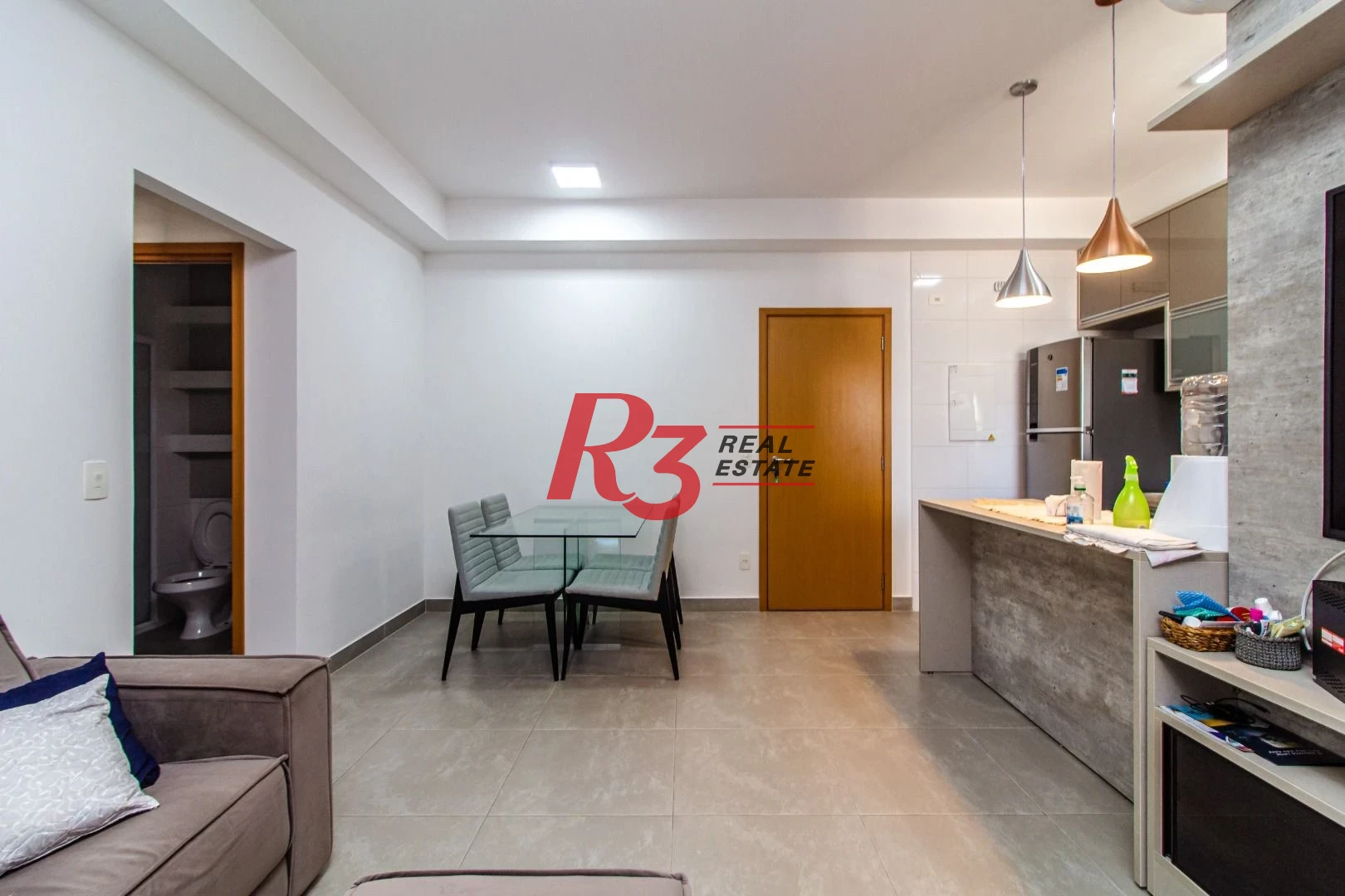 Apartamento à venda, 73 m² por R$ 1.380.000,00 - Gonzaga - Santos/SP