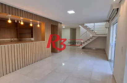 Casa com 4 dormitórios, 380 m² - venda por R$ 1.690.000,00 ou aluguel por R$ 12.818,00 - Embaré - Santos/SP