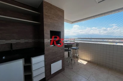 Apartamento com 3 dormitórios para alugar, 114 m² por R$ 6.800,00/mês - Ponta da Praia - Santos/SP