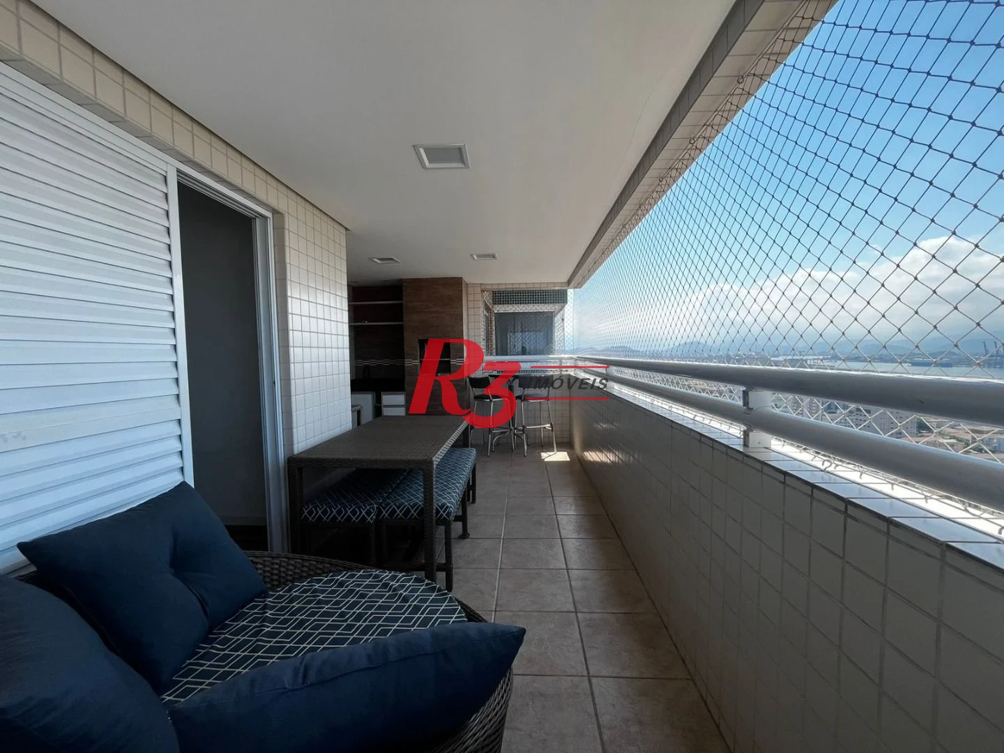 Apartamento com 3 dormitórios para alugar, 114 m² por R$ 6.800,00/mês - Ponta da Praia - Santos/SP