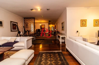 Apartamento, 335 m² - venda por R$ 1.675.000,00 ou aluguel por R$ 19.406,00/mês - Boqueirão - Santos/SP