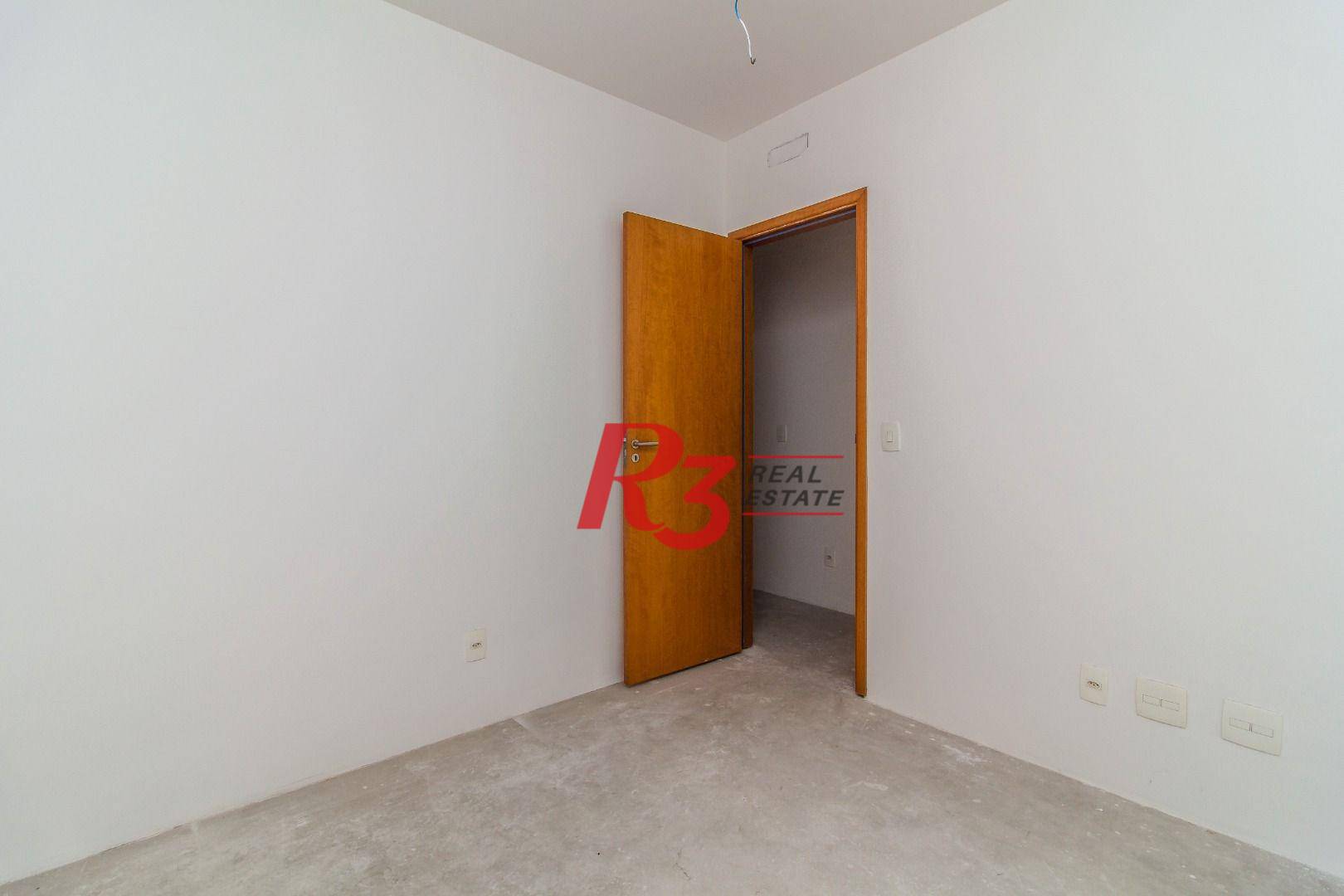 Apartamento com 3 dormitórios à venda, 128 m² - Encruzilhada - Santos/SP