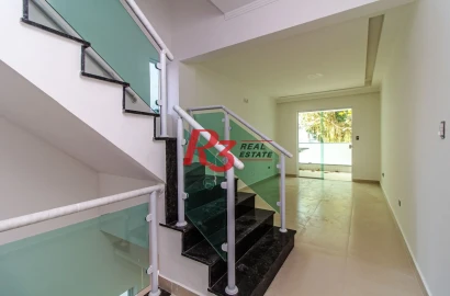 Casa com 3 dormitórios à venda, 150 m² - Embaré - Santos/SP