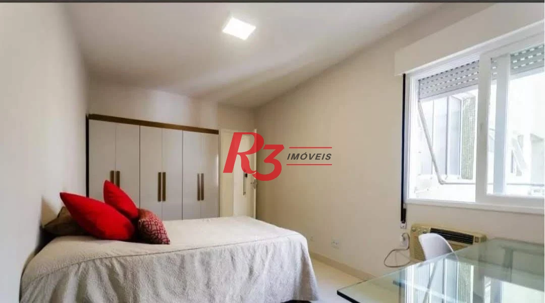 Apartamento para alugar, 78 m² por R$ 5.000,00/mês - Pompéia - Santos/SP