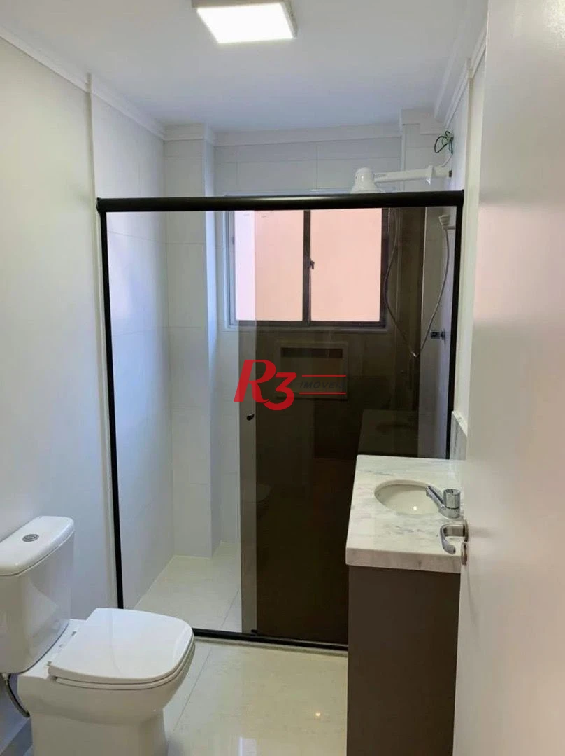 Apartamento para alugar, 78 m² por R$ 5.000,00/mês - Pompéia - Santos/SP