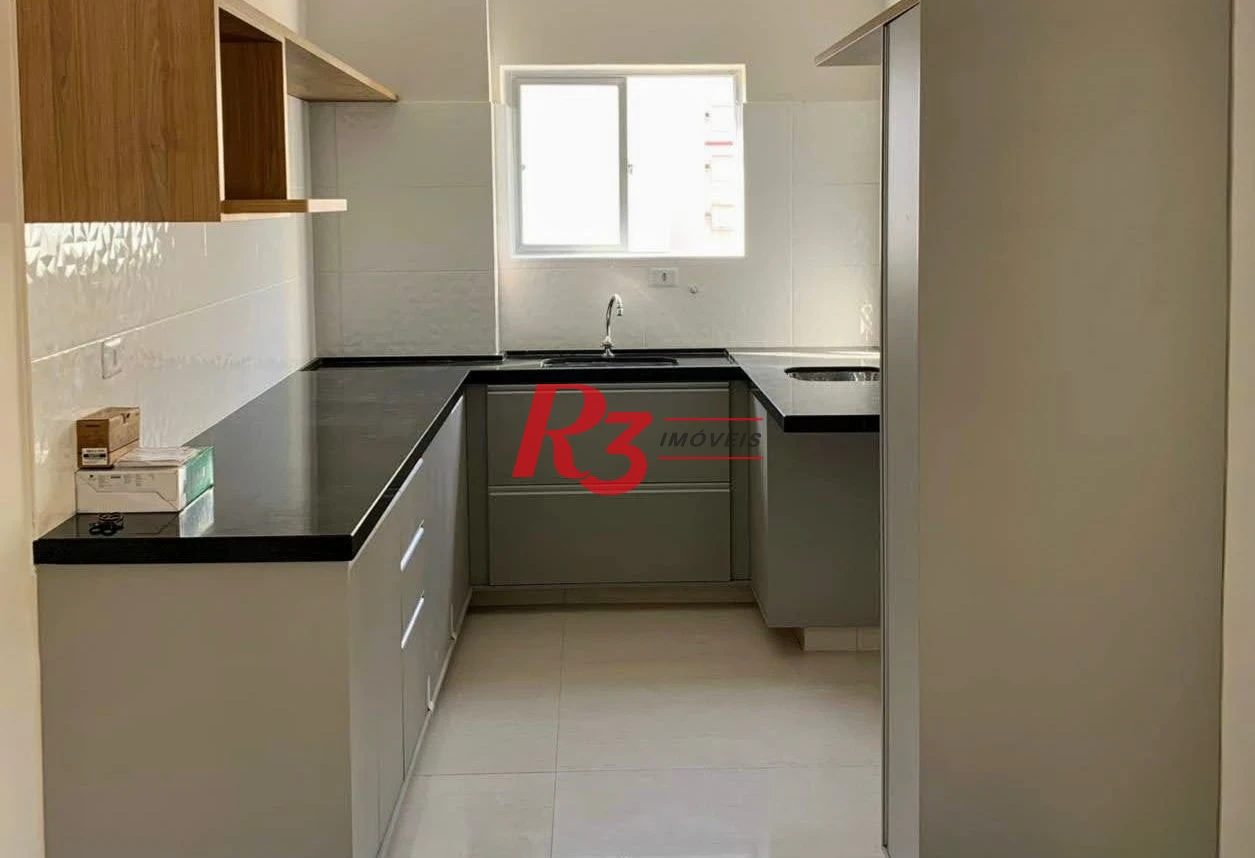 Apartamento para alugar, 78 m² por R$ 5.000,00/mês - Pompéia - Santos/SP