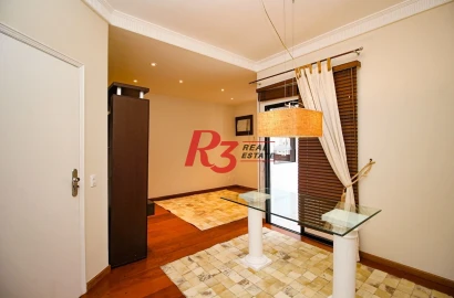 Apartamento com 2 dormitórios para alugar, 100 m² por R$ 5.100,02/mês - Gonzaga - Santos/SP