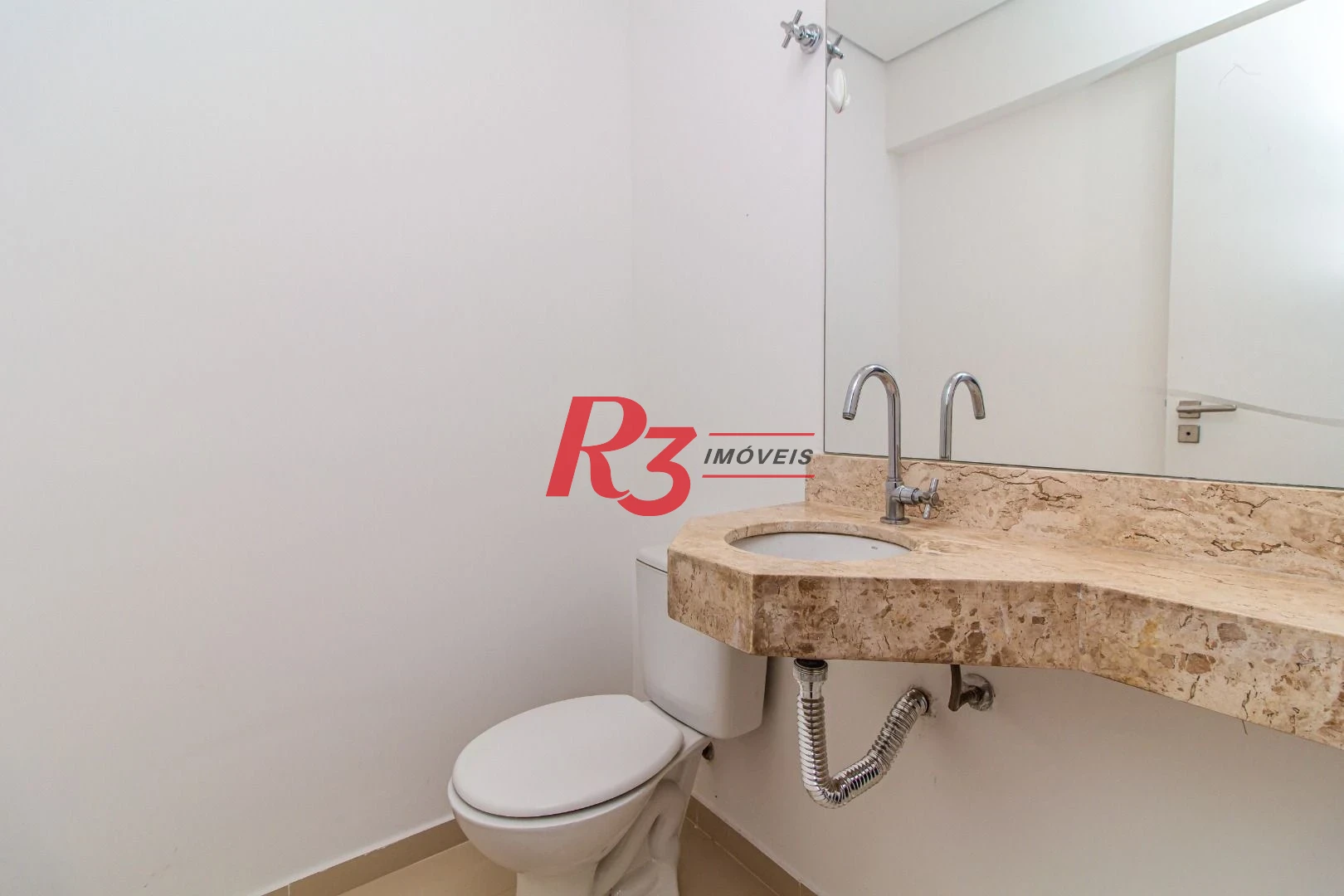 Apartamento com 1 dormitório para alugar, 55 m² por R$ 5.500,00/mês - José Menino - Santos/SP