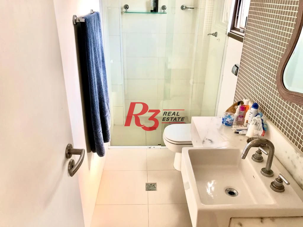 Apartamento com 4 dormitórios à venda, 180 m² por R$ 1.200.000,00 - Ponta da Praia - Santos/SP