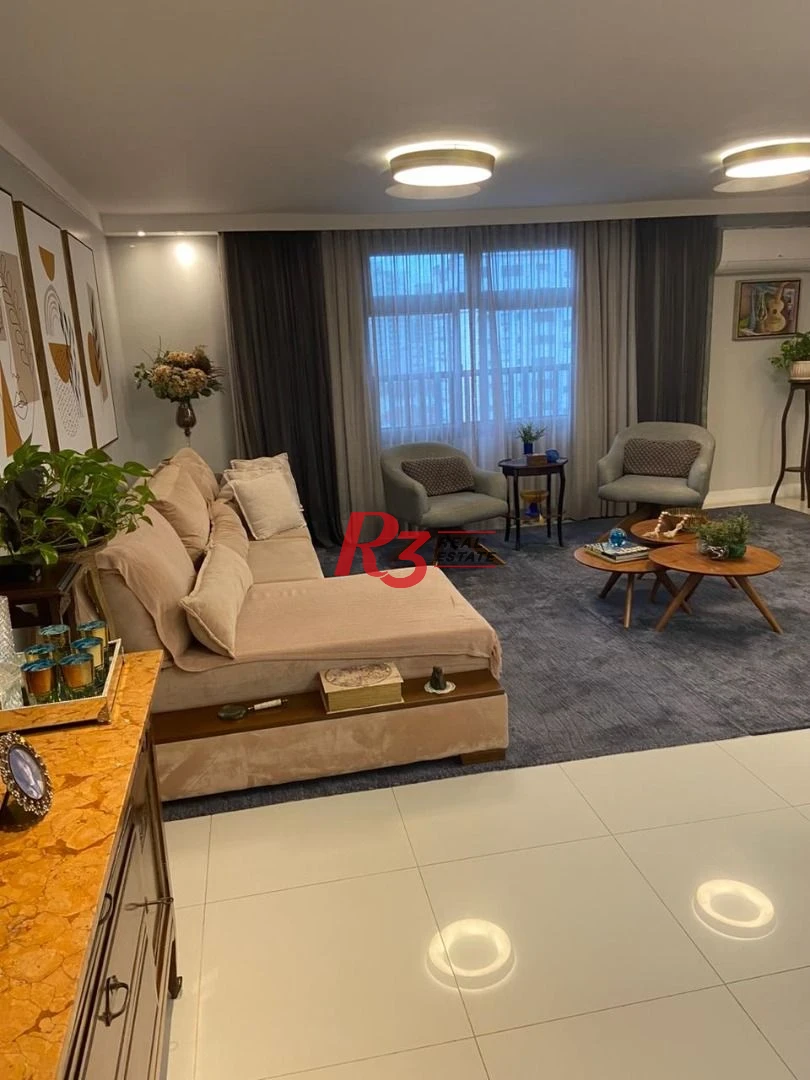 Apartamento com 4 dormitórios à venda, 180 m² por R$ 1.200.000,00 - Ponta da Praia - Santos/SP