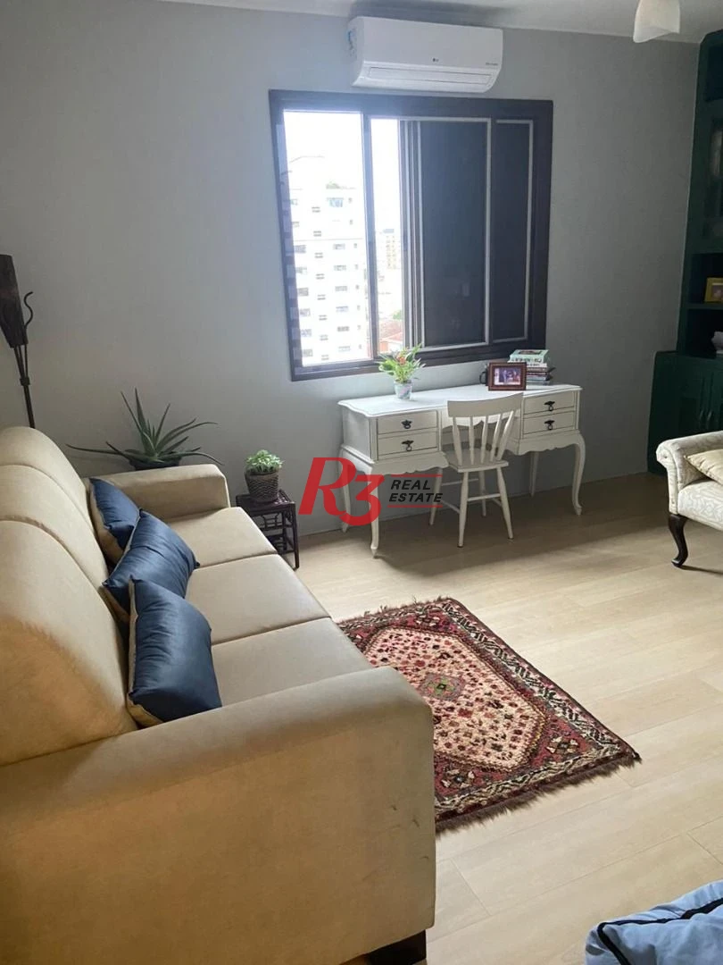 Apartamento com 4 dormitórios à venda, 180 m² por R$ 1.200.000,00 - Ponta da Praia - Santos/SP