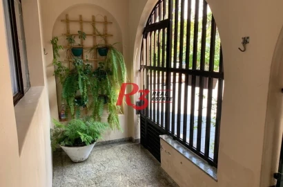 Locação ou Venda sobrado com 3 dormitórios à venda no Boqueirão - Santos/SP