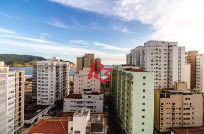 Cobertura com 3 dormitórios à venda, 139 m² - Aparecida - Santos/SP
