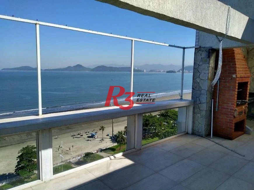 Cobertura, 350 m² - venda por R$ 1.900.000,00 ou aluguel por R$ 20.300,00/mês - Aparecida - Santos/SP