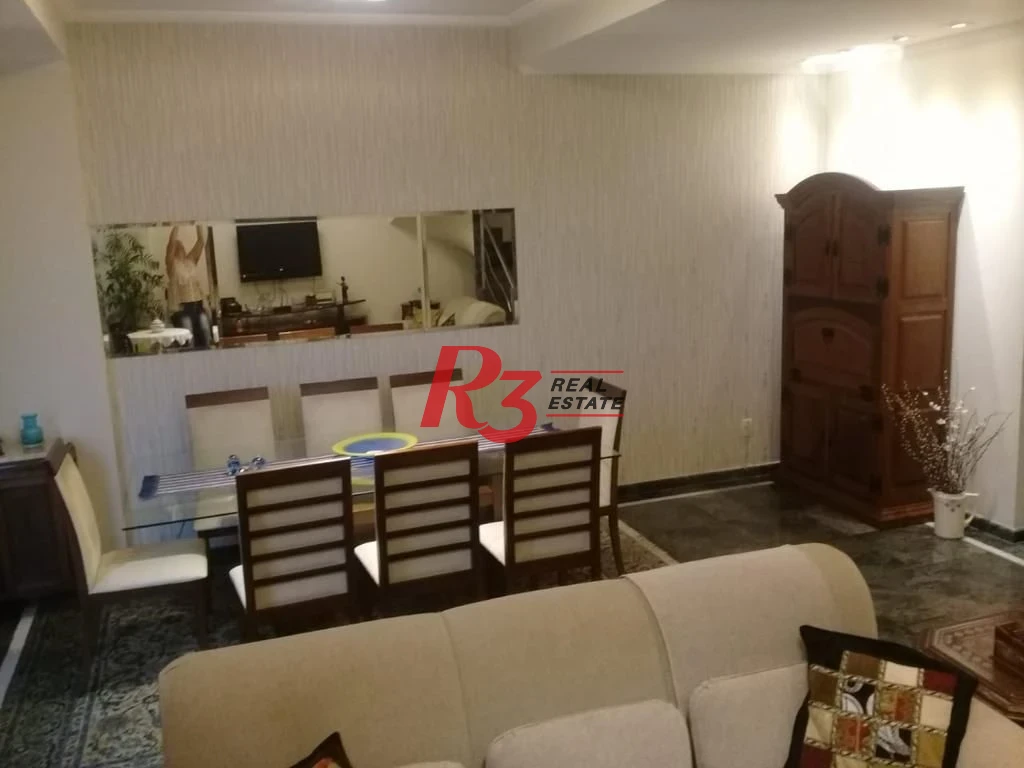 Apartamento Duplex com 3 dormitórios à venda, 200 m² por R$ 1.200.000,00 - Gonzaga - Santos/SP