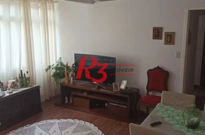 Apartamento à venda, 92 m² por R$ 340.000,00 - José Menino - Santos/SP