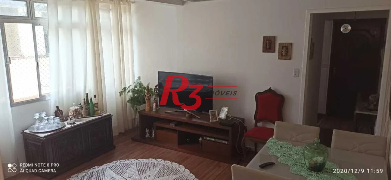 Apartamento à venda, 92 m² por R$ 340.000,00 - José Menino - Santos/SP