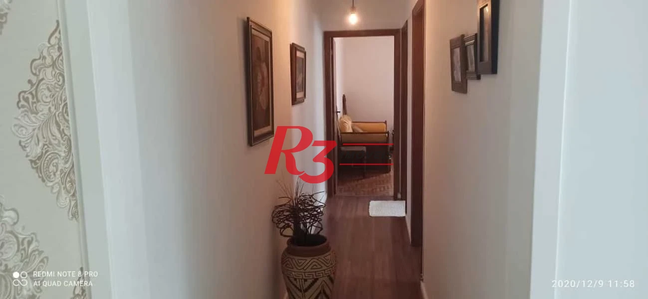 Apartamento à venda, 92 m² por R$ 340.000,00 - José Menino - Santos/SP
