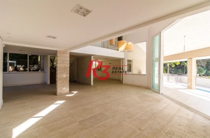 Casa com 4 dormitórios à venda, 595 m² por R$ 4.100.000,00 - Morro de Nova Cintra - Santos/SP