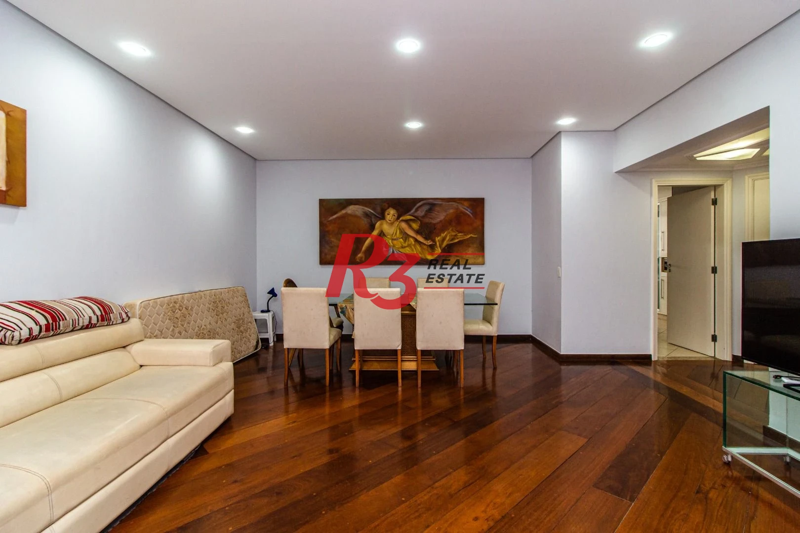 Apartamento com 3 dormitórios para alugar, 143 m² por R$ 8.786,00/mês - Aparecida - Santos/SP