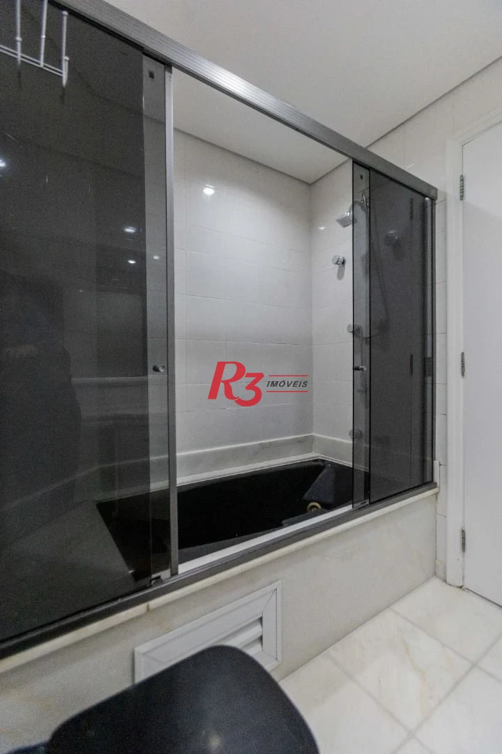 Apartamento com 3 dormitórios para alugar, 143 m² por R$ 9.500,00/mês - Aparecida - Santos/SP