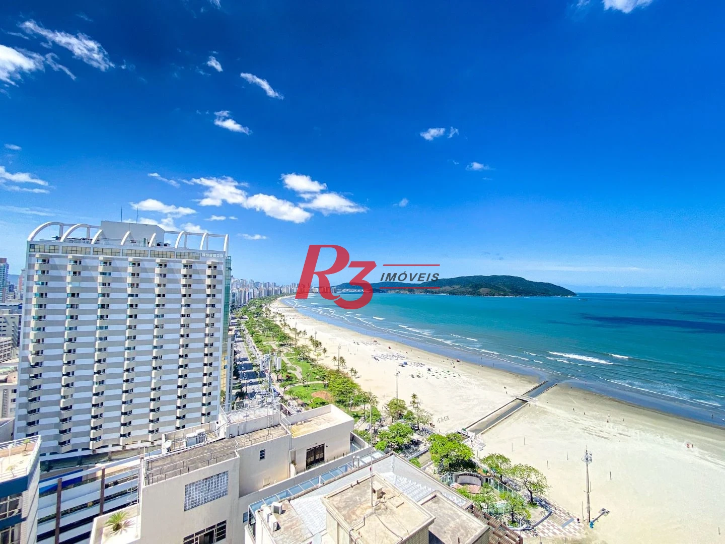 Apartamento com 4 suítes à venda, frente mar por R$ 11.000.000 - Gonzaga - Santos/SP