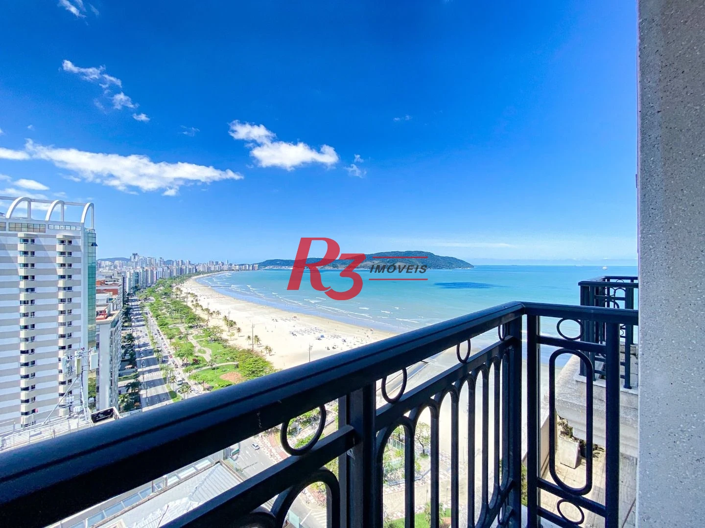 Apartamento com 4 suítes à venda, frente mar por R$ 11.000.000 - Gonzaga - Santos/SP