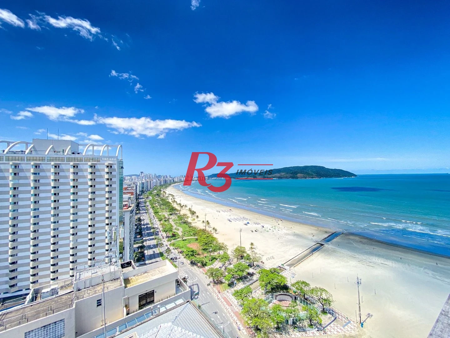 Apartamento com 4 suítes à venda, frente mar por R$ 11.000.000 - Gonzaga - Santos/SP