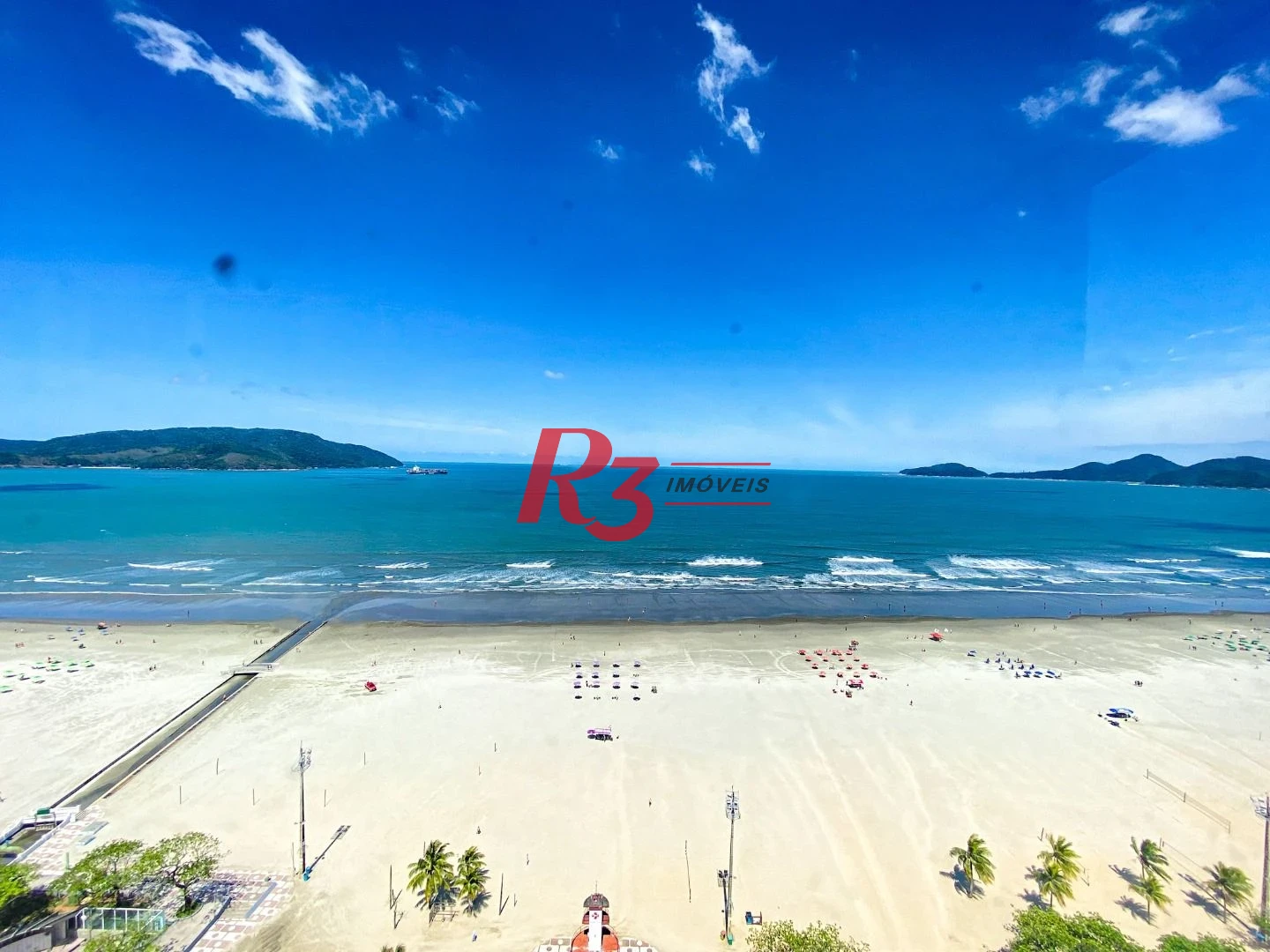 Apartamento com 4 suítes à venda, frente mar por R$ 11.000.000 - Gonzaga - Santos/SP