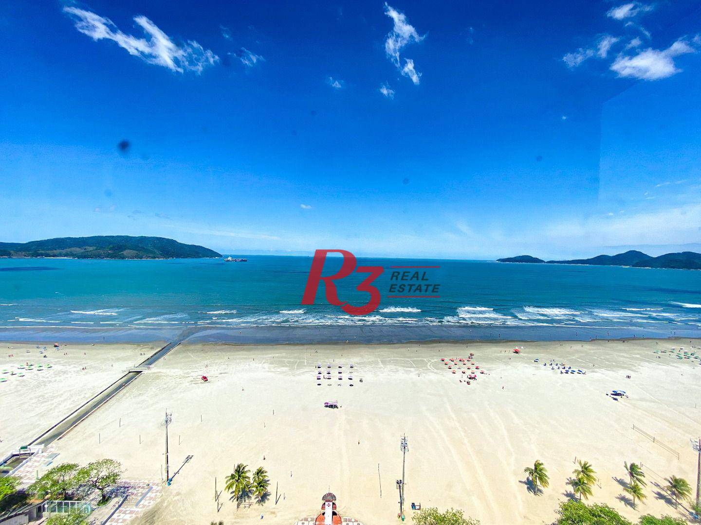 Apartamento com 4 suítes à venda, frente mar por R$ 11.000.000 - Gonzaga - Santos/SP