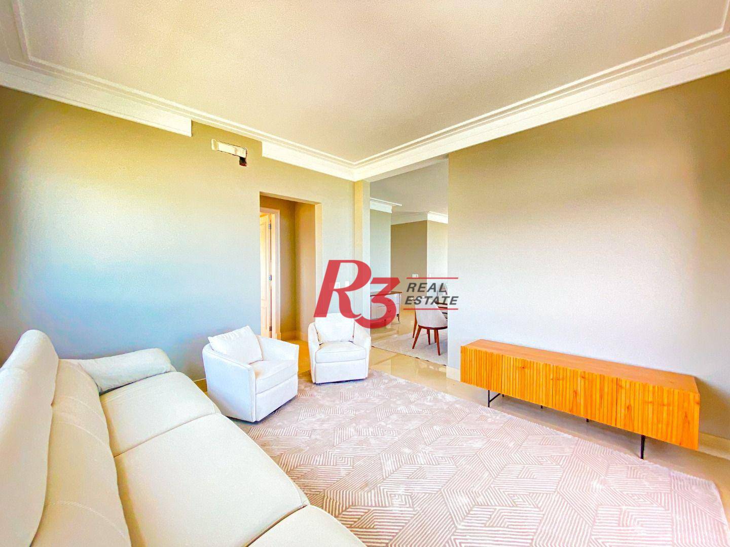 Apartamento com 4 suítes à venda, frente mar por R$ 11.000.000 - Gonzaga - Santos/SP