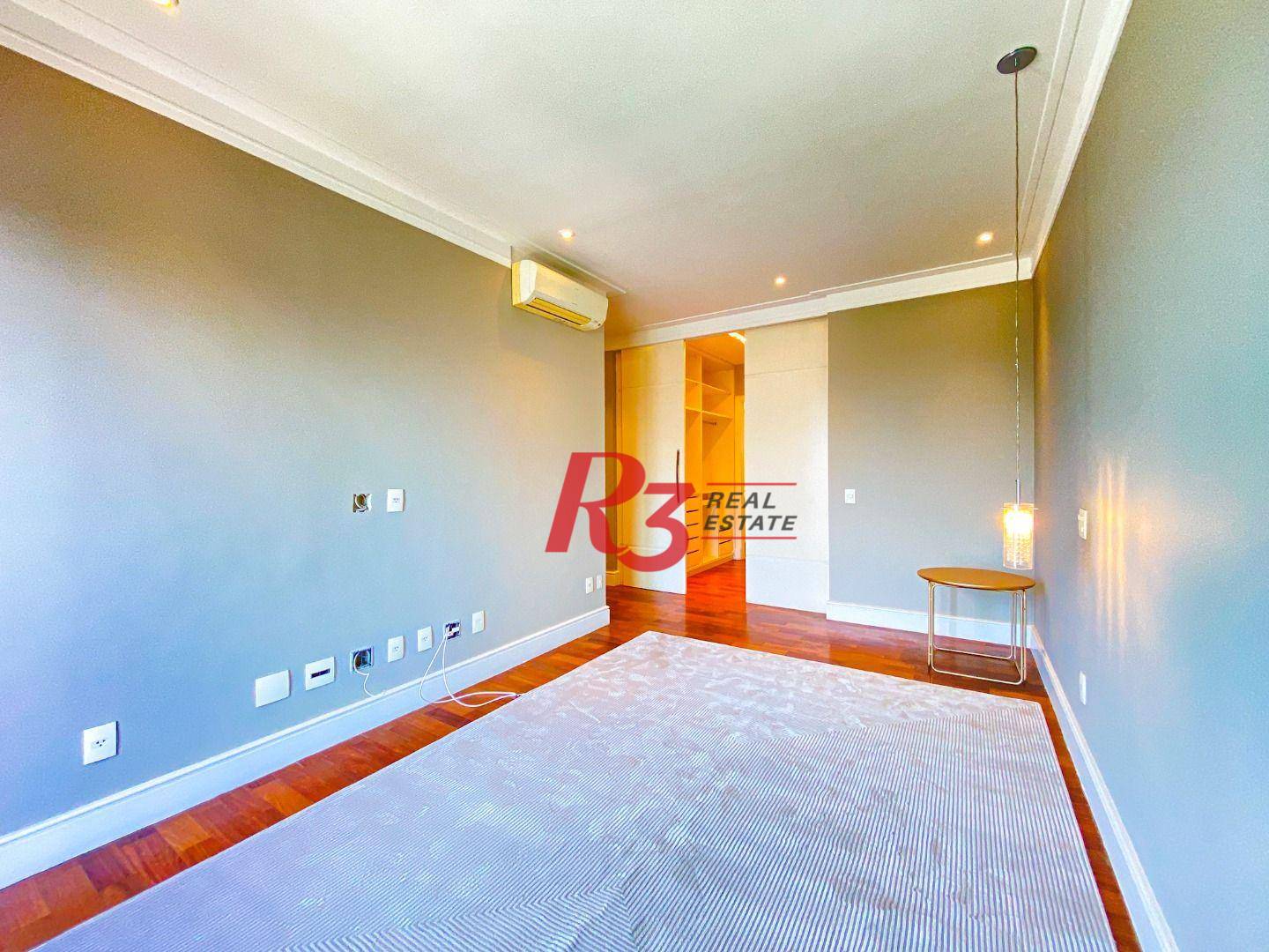 Apartamento com 4 suítes à venda, frente mar por R$ 11.000.000 - Gonzaga - Santos/SP