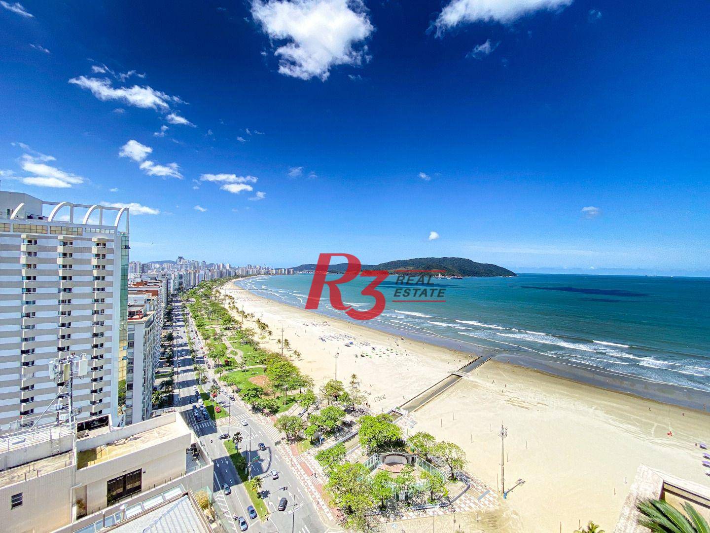 Apartamento com 4 suítes à venda, frente mar por R$ 11.000.000 - Gonzaga - Santos/SP